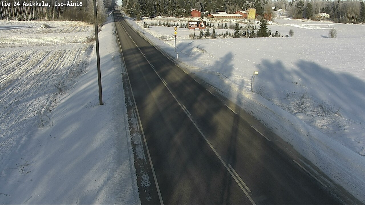 Weather Camera Image Road 24 Asikkala, Iso-Äiniö, Asikkala, Päijät-Häme
