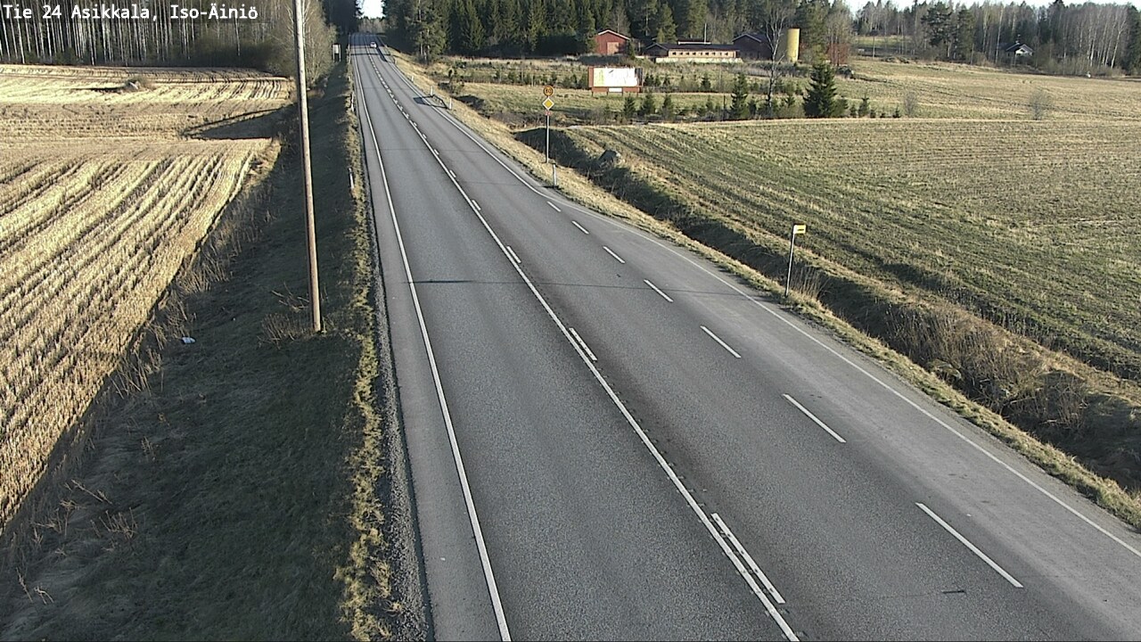 Weather Camera Image Road 24 Asikkala, Iso-Äiniö, Asikkala, Päijät-Häme