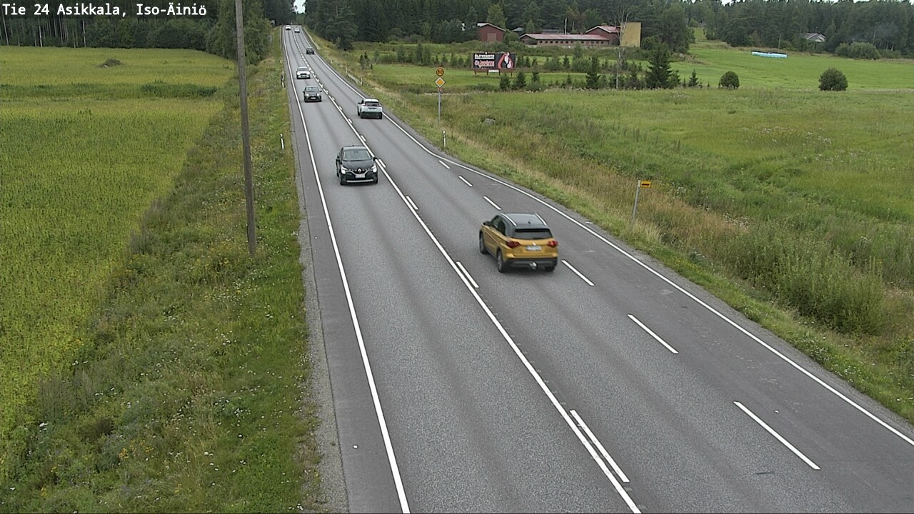 Weather Camera Image Road 24 Asikkala, Iso-Äiniö, Asikkala, Päijät-Häme