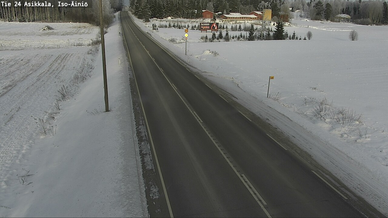 Weather Camera Image Road 24 Asikkala, Iso-Äiniö, Asikkala, Päijät-Häme