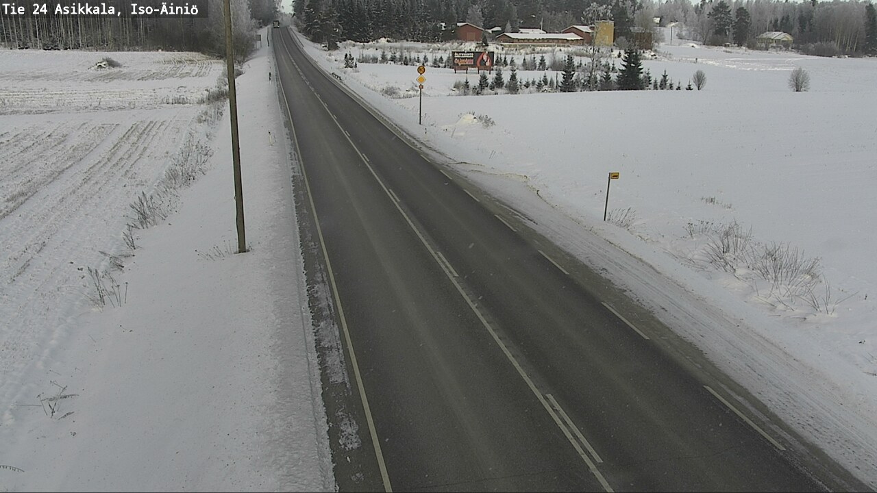 Weather Camera Image Road 24 Asikkala, Iso-Äiniö, Asikkala, Päijät-Häme