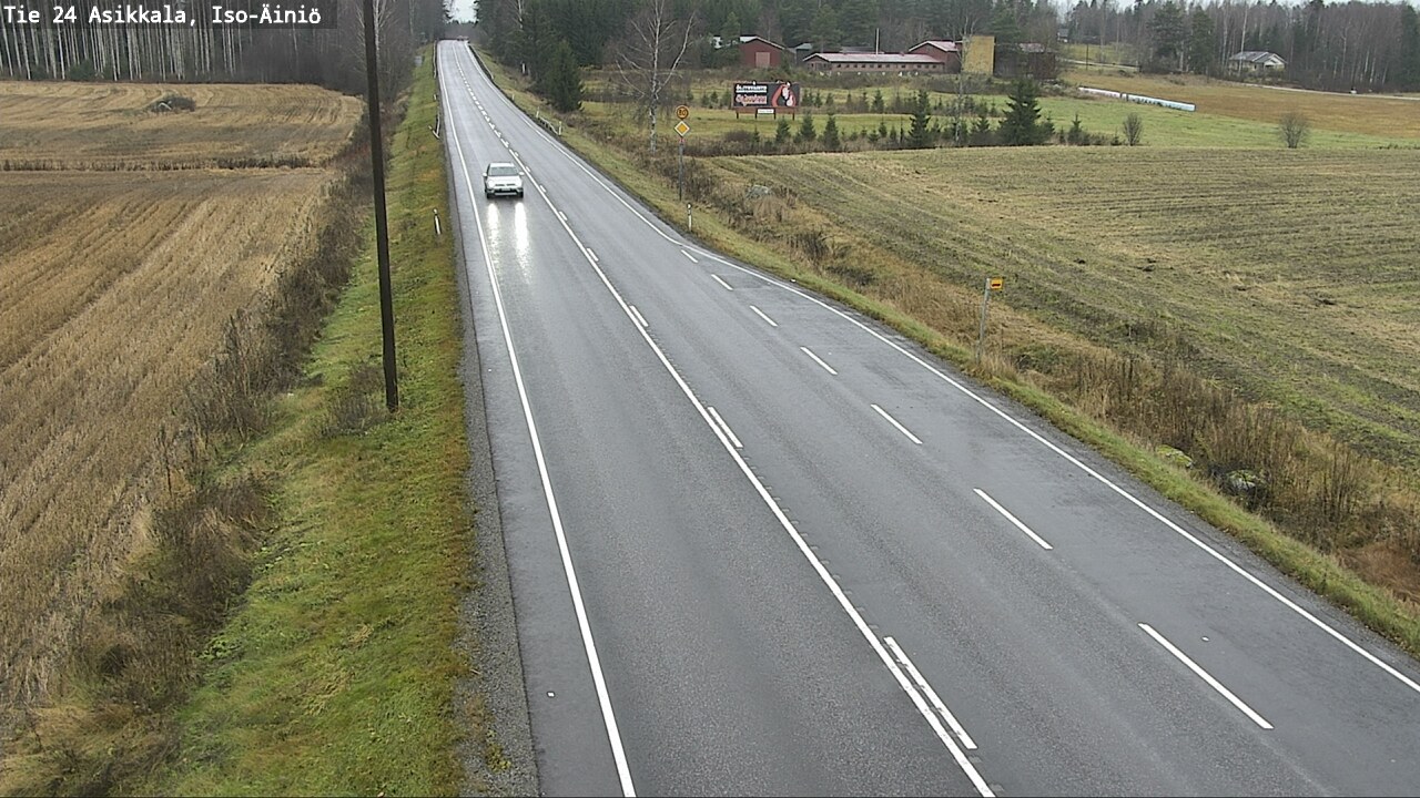 Weather Camera Image Väg 24 Asikkala, Iso-Äiniö, Asikkala, Päijät-Häme