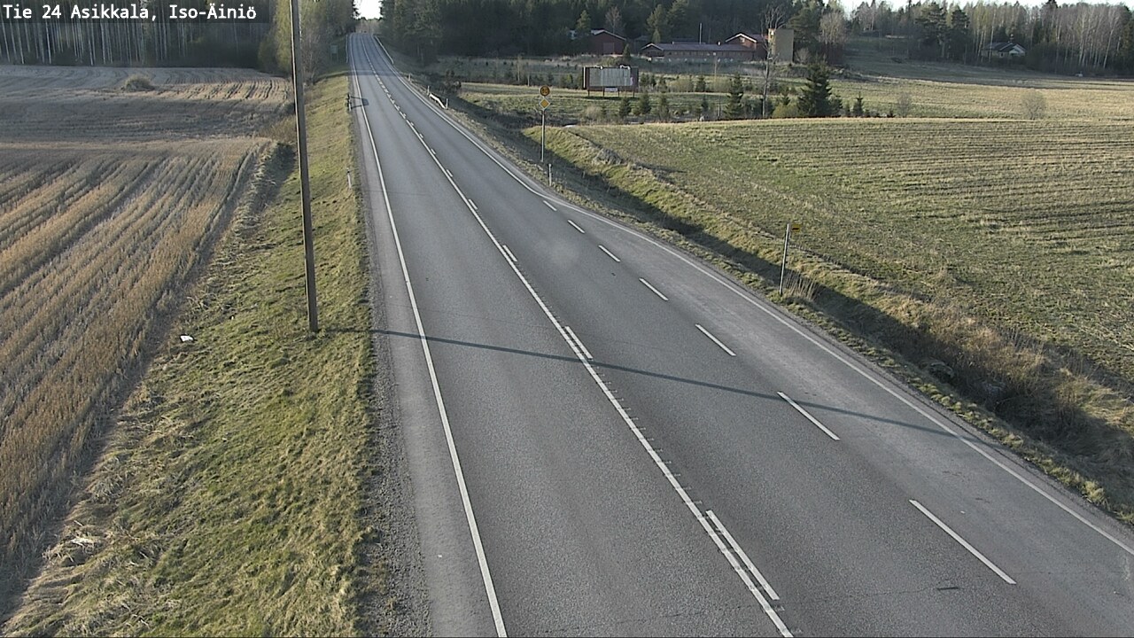 Weather Camera Image Road 24 Asikkala, Iso-Äiniö, Asikkala, Päijät-Häme