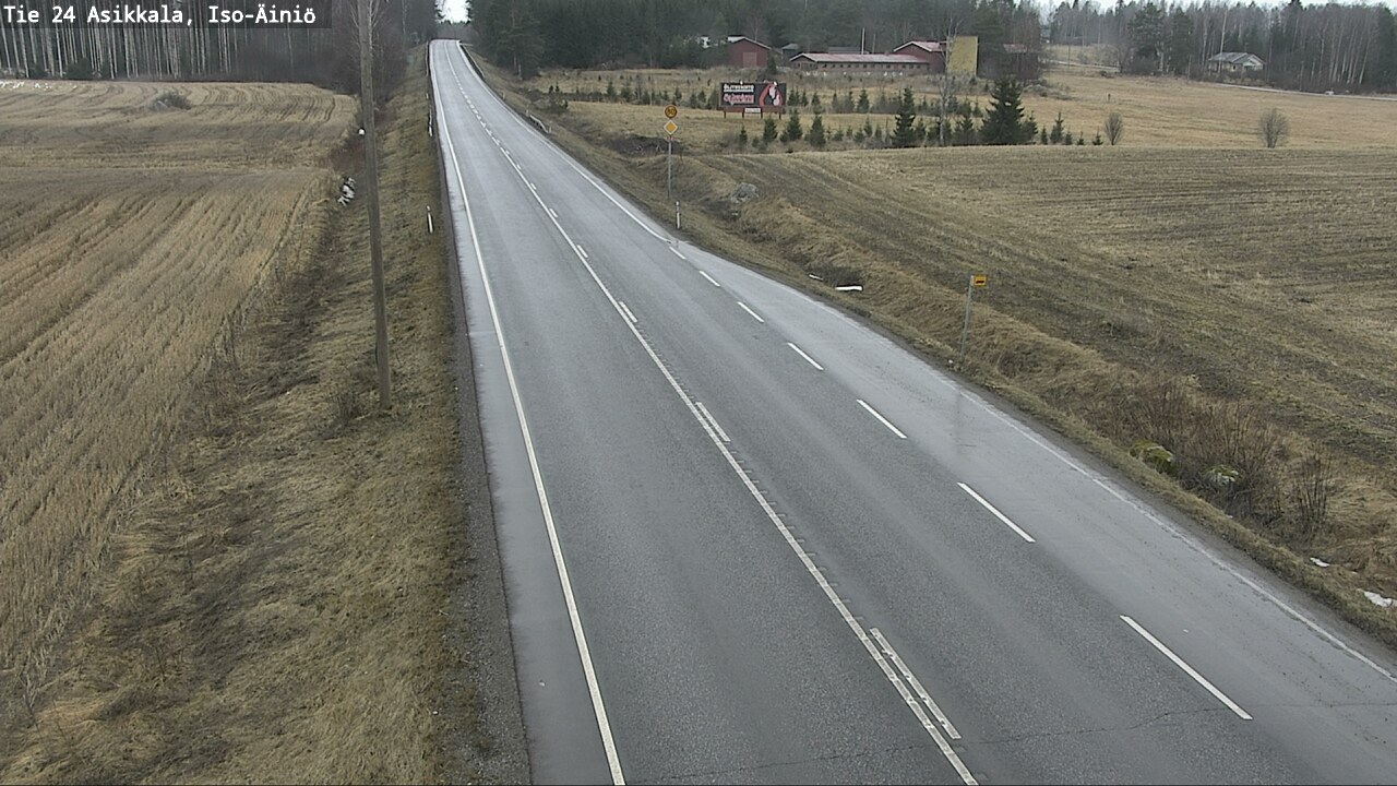 Weather Camera Image Road 24 Asikkala, Iso-Äiniö, Asikkala, Päijät-Häme