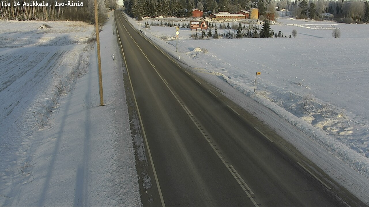 Weather Camera Image Road 24 Asikkala, Iso-Äiniö, Asikkala, Päijät-Häme