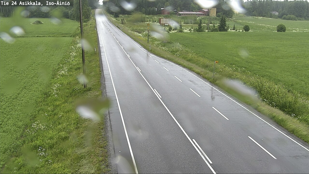 Weather Camera Image Väg 24 Asikkala, Iso-Äiniö, Asikkala, Päijät-Häme