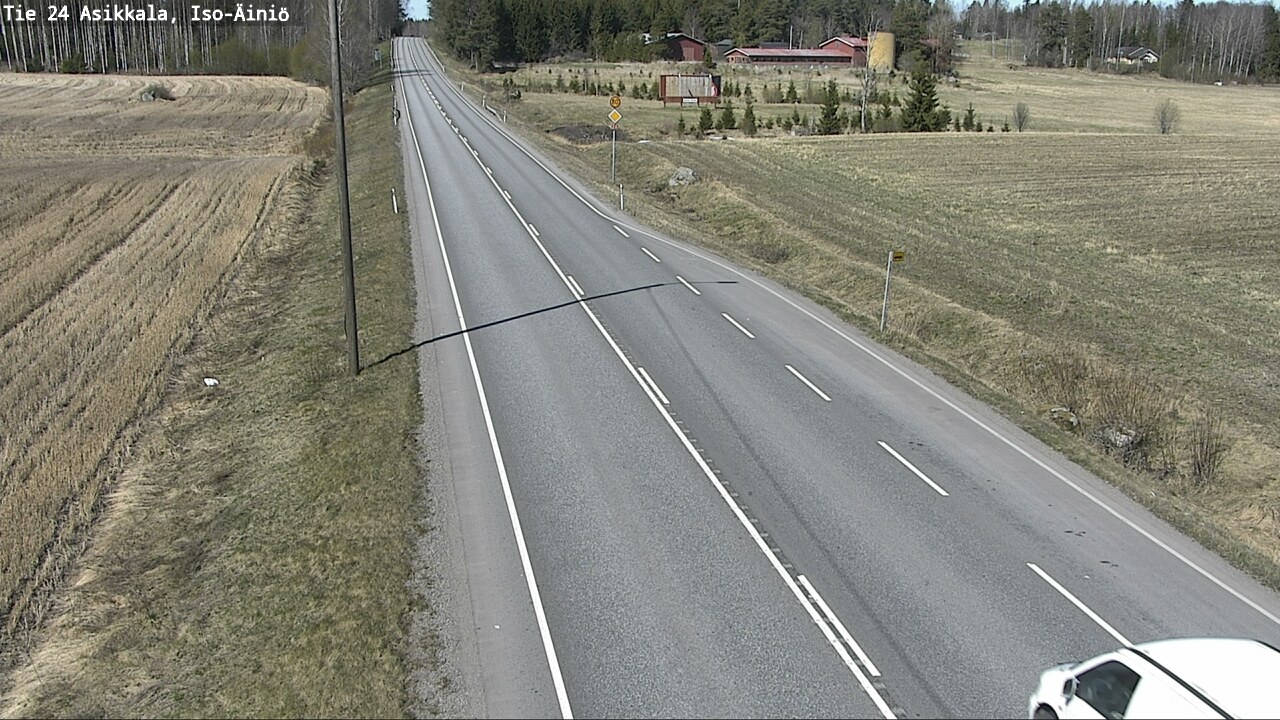Weather Camera Image Road 24 Asikkala, Iso-Äiniö, Asikkala, Päijät-Häme