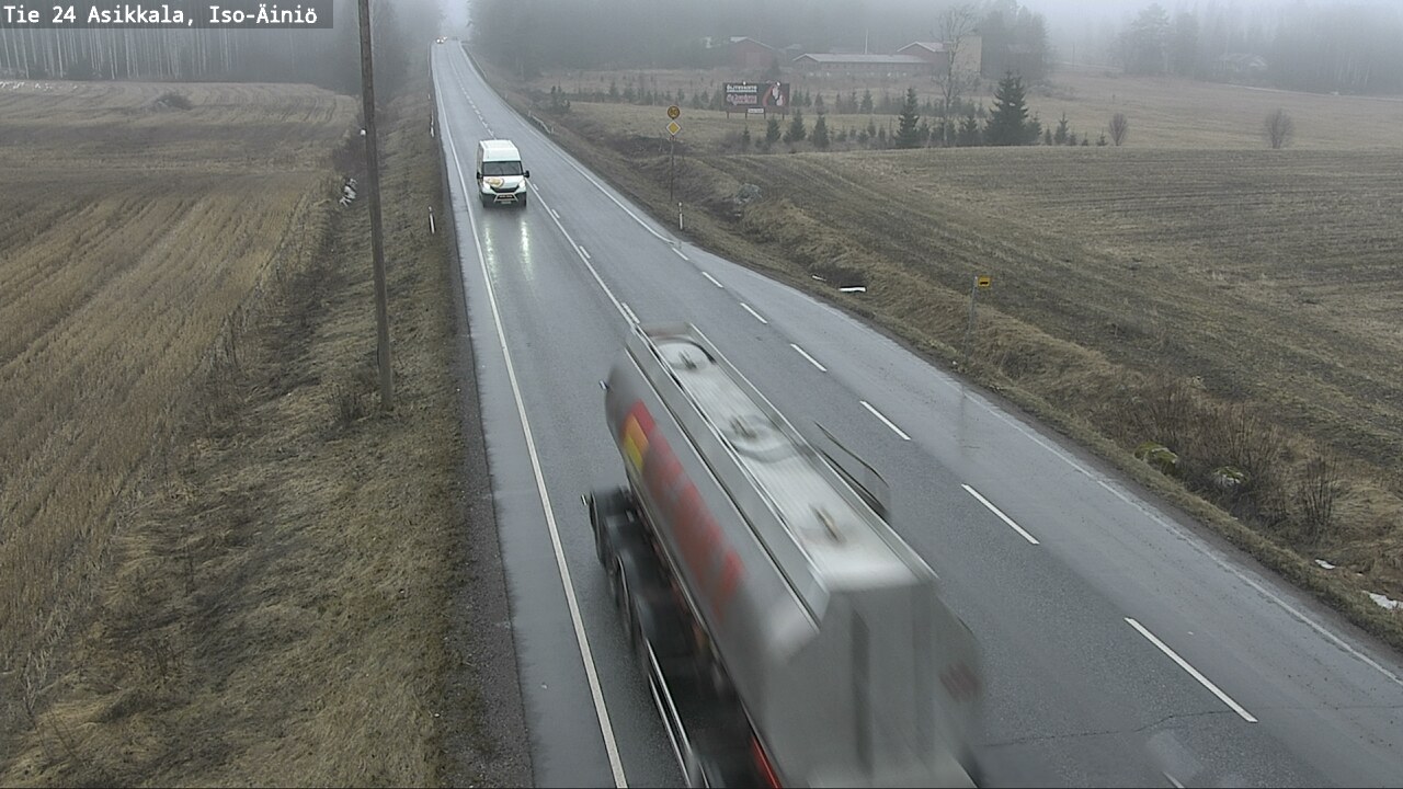 Weather Camera Image Road 24 Asikkala, Iso-Äiniö, Asikkala, Päijät-Häme