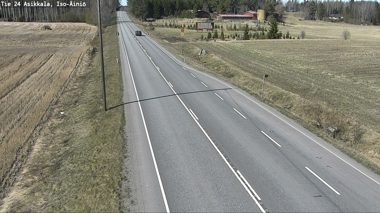 Weather Camera Image Road 24 Asikkala, Iso-Äiniö, Asikkala, Päijät-Häme