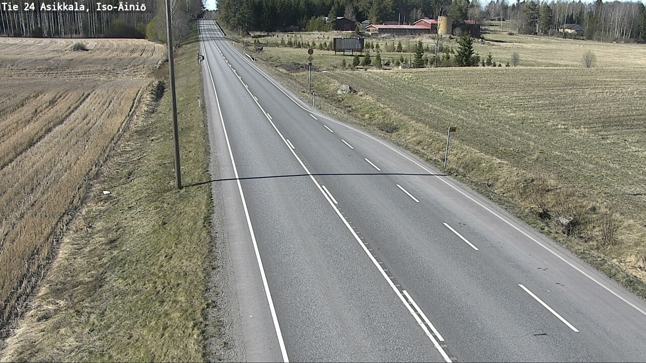 Weather Camera Image Road 24 Asikkala, Iso-Äiniö, Asikkala, Päijät-Häme