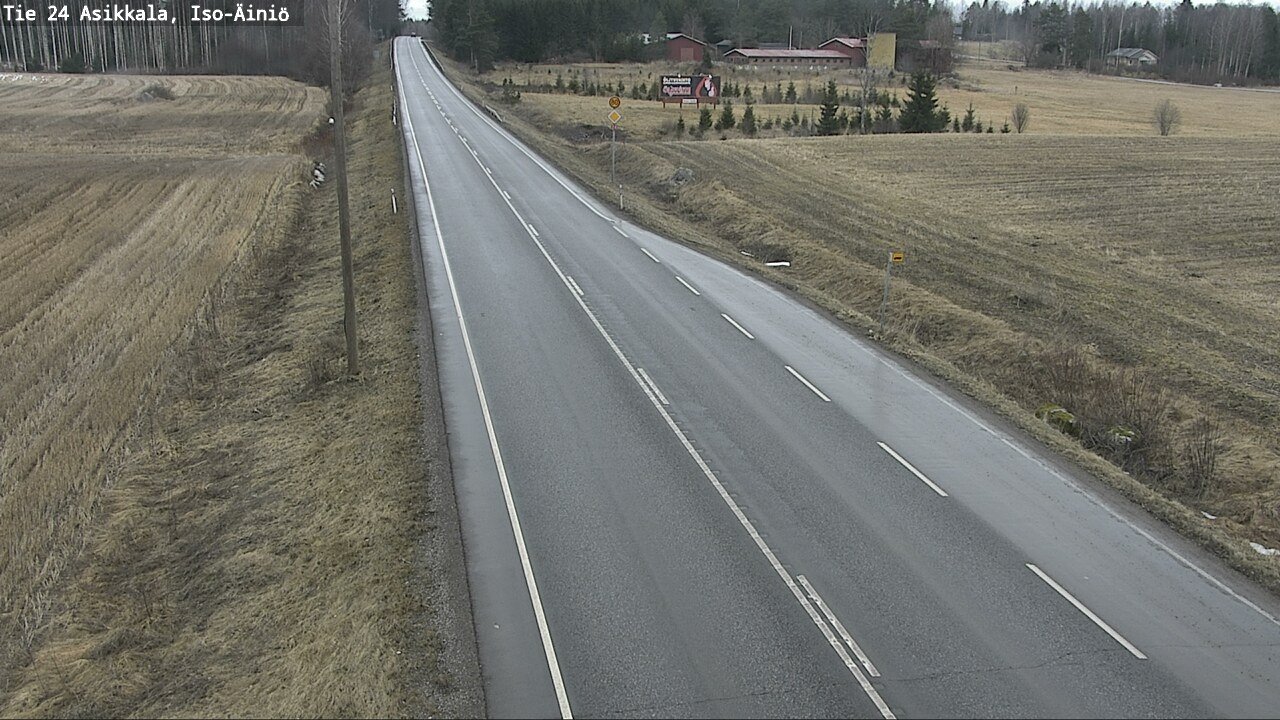 Weather Camera Image Väg 24 Asikkala, Iso-Äiniö, Asikkala, Päijät-Häme