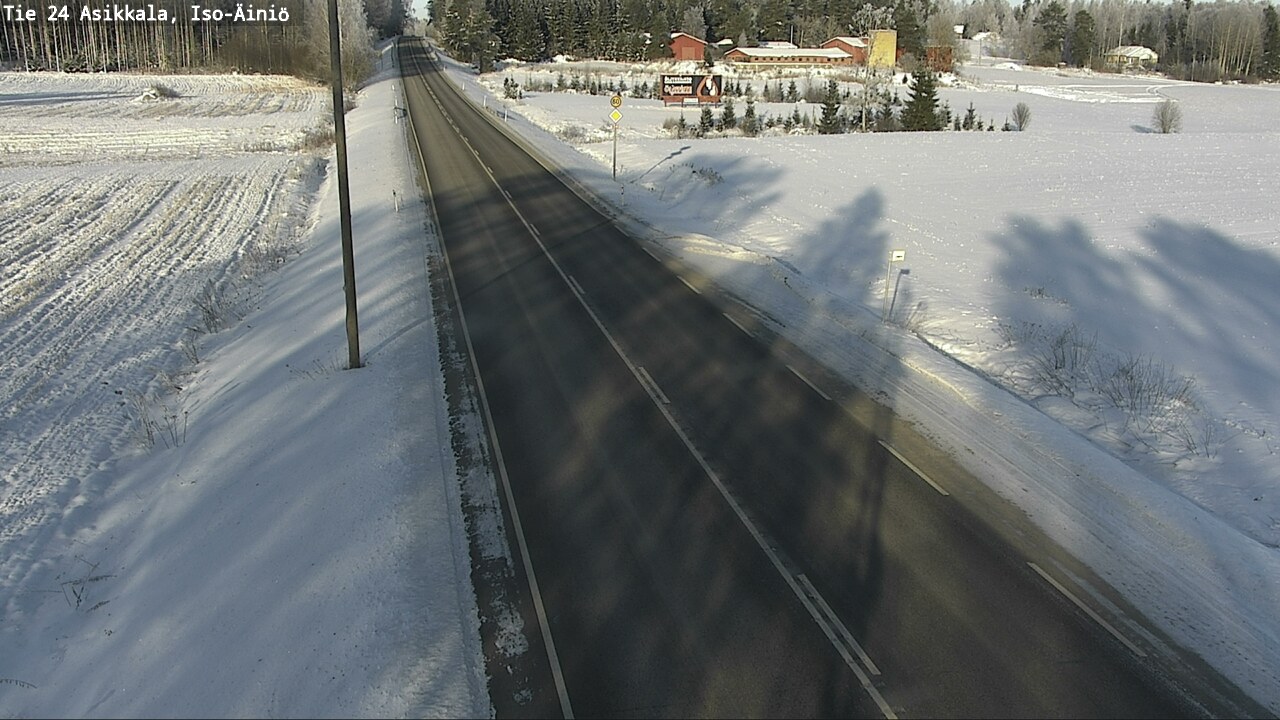 Weather Camera Image Road 24 Asikkala, Iso-Äiniö, Asikkala, Päijät-Häme
