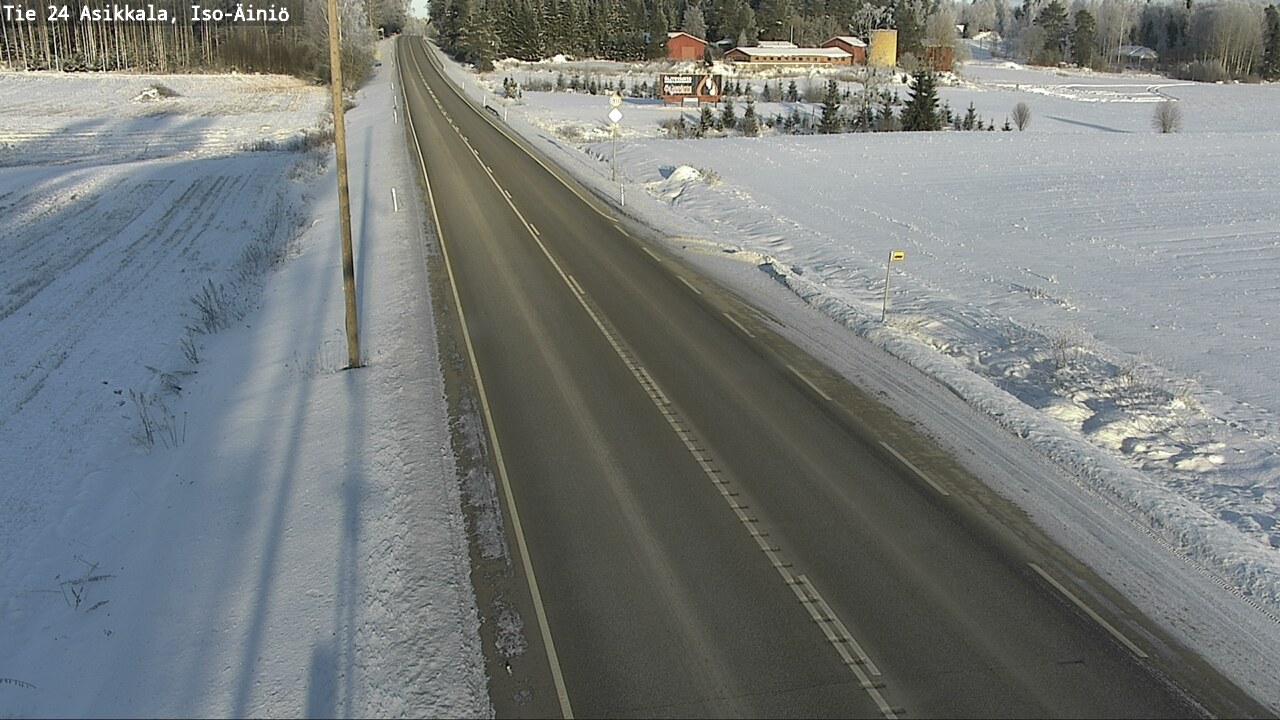 Weather Camera Image Road 24 Asikkala, Iso-Äiniö, Asikkala, Päijät-Häme