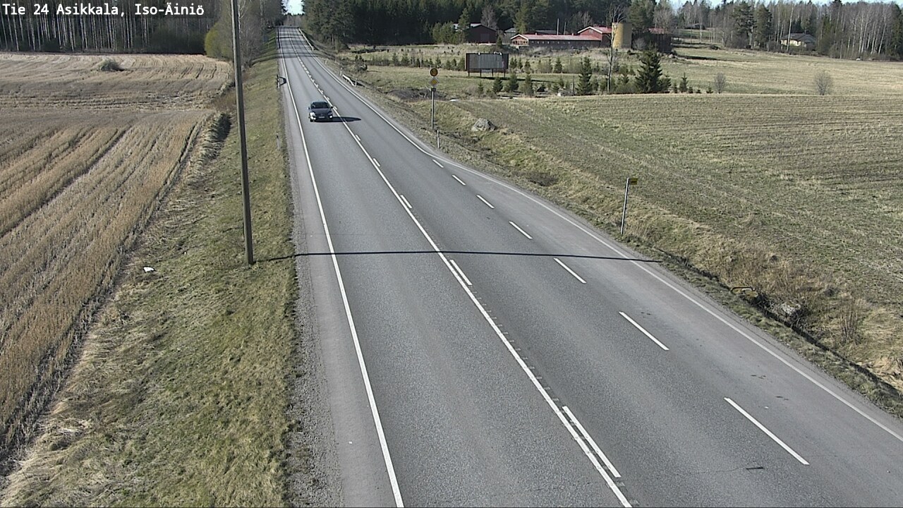 Weather Camera Image Road 24 Asikkala, Iso-Äiniö, Asikkala, Päijät-Häme