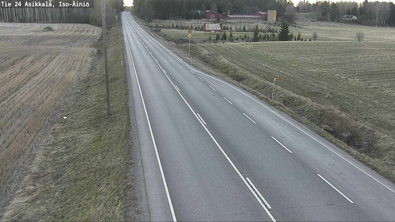 Weather Camera Image Road 24 Asikkala, Iso-Äiniö, Asikkala, Päijät-Häme