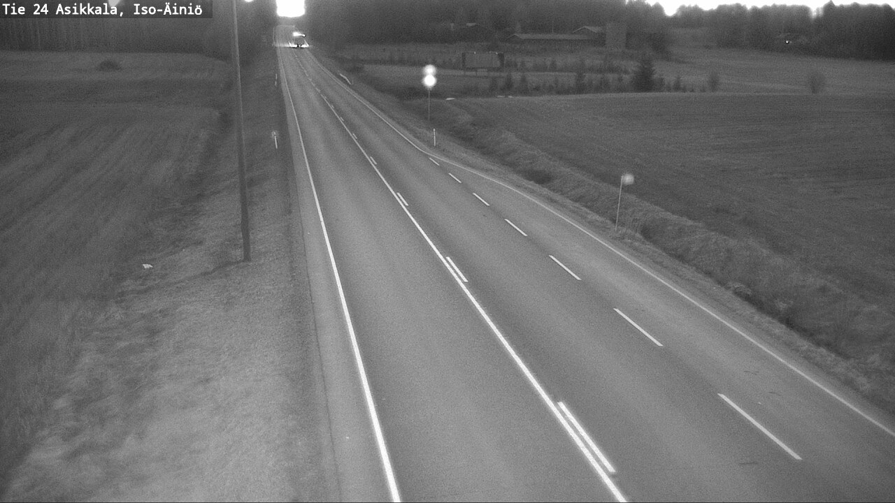 Weather Camera Image Road 24 Asikkala, Iso-Äiniö, Asikkala, Päijät-Häme