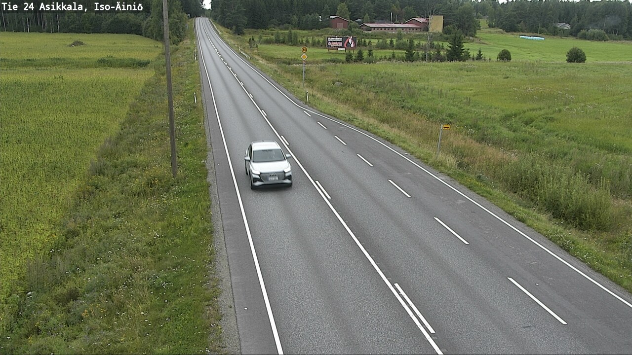 Weather Camera Image Road 24 Asikkala, Iso-Äiniö, Asikkala, Päijät-Häme