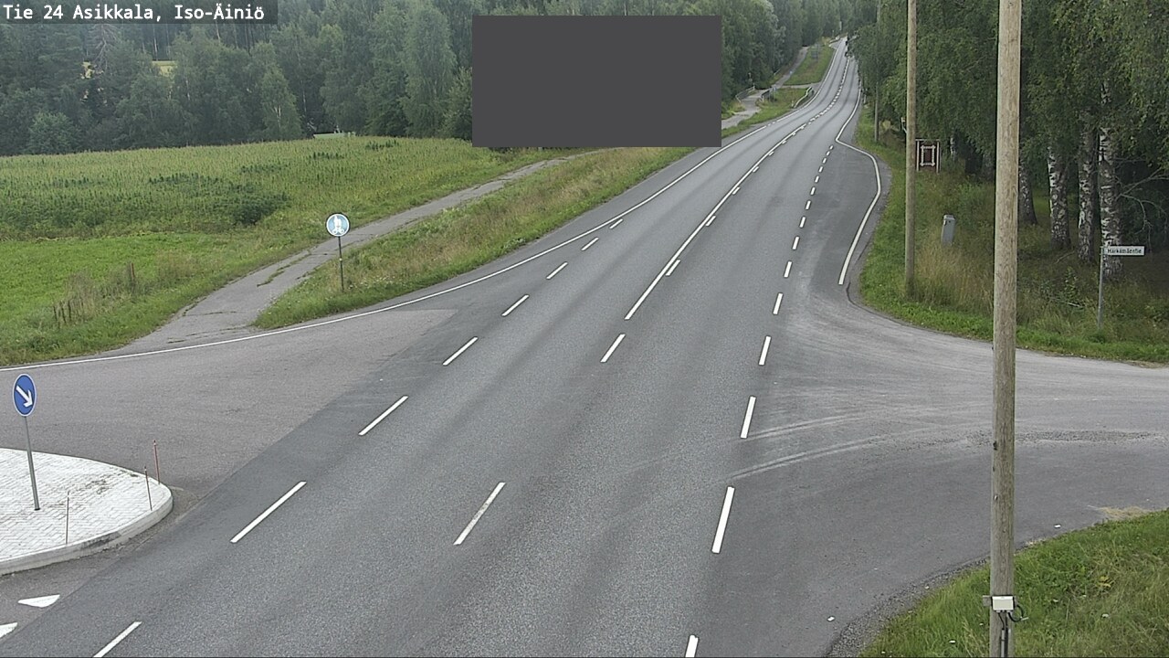 Weather Camera Image Road 24 Asikkala, Iso-Äiniö, Asikkala, Päijät-Häme