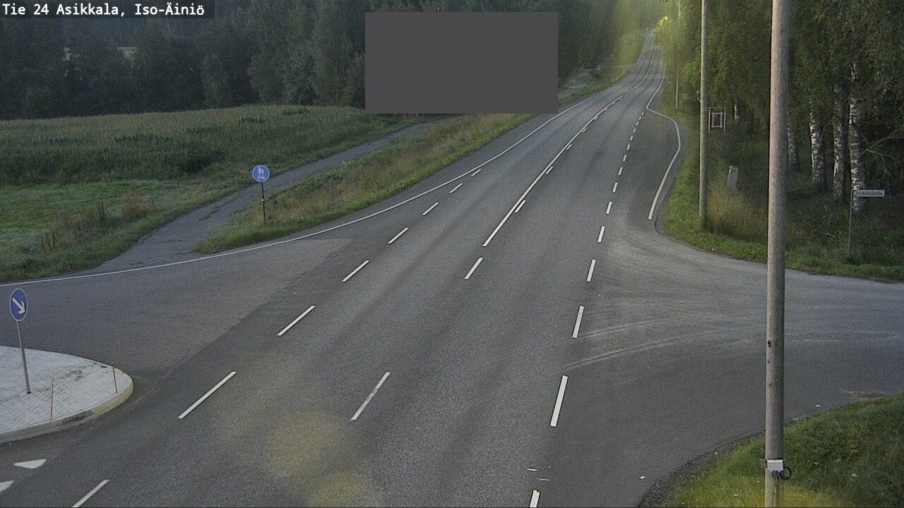 Weather Camera Image Road 24 Asikkala, Iso-Äiniö, Asikkala, Päijät-Häme