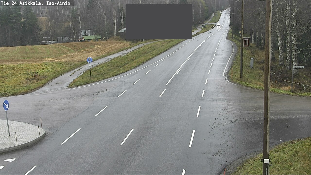 Weather Camera Image Väg 24 Asikkala, Iso-Äiniö, Asikkala, Päijät-Häme