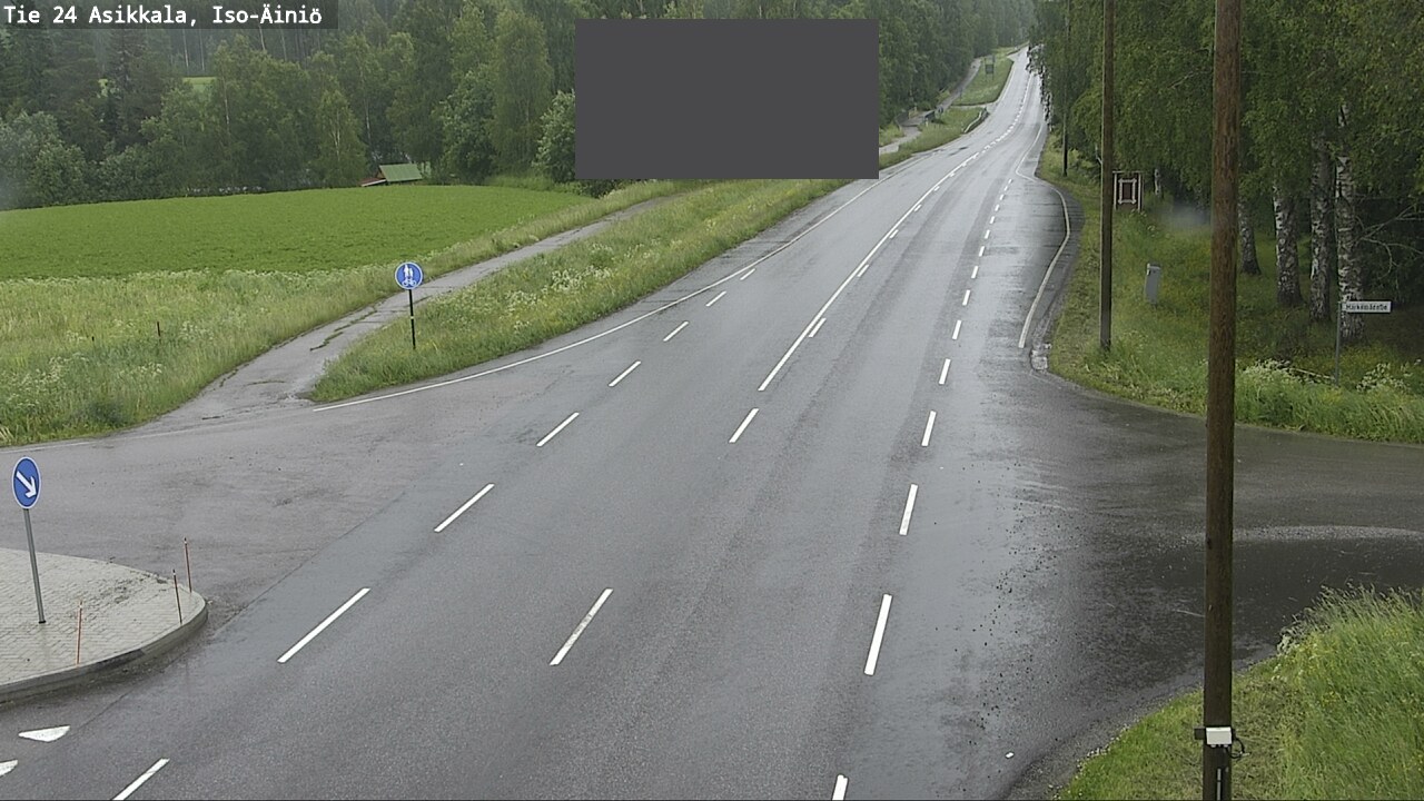 Weather Camera Image Väg 24 Asikkala, Iso-Äiniö, Asikkala, Päijät-Häme