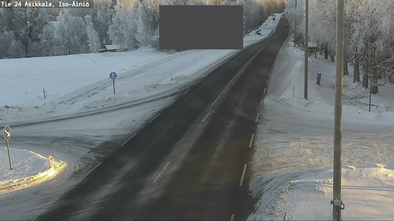 Weather Camera Image Road 24 Asikkala, Iso-Äiniö, Asikkala, Päijät-Häme