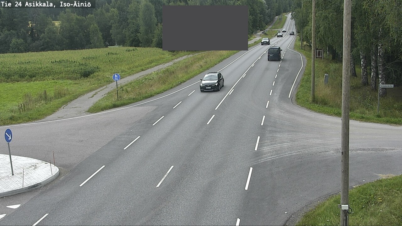 Weather Camera Image Road 24 Asikkala, Iso-Äiniö, Asikkala, Päijät-Häme