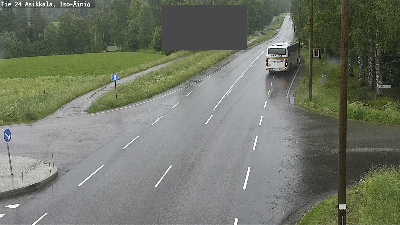 Weather Camera Image Väg 24 Asikkala, Iso-Äiniö, Asikkala, Päijät-Häme
