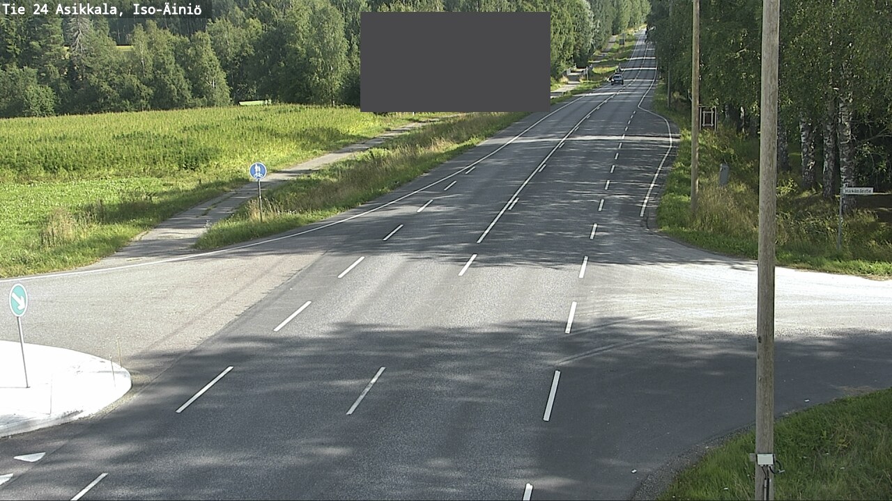 Weather Camera Image Road 24 Asikkala, Iso-Äiniö, Asikkala, Päijät-Häme