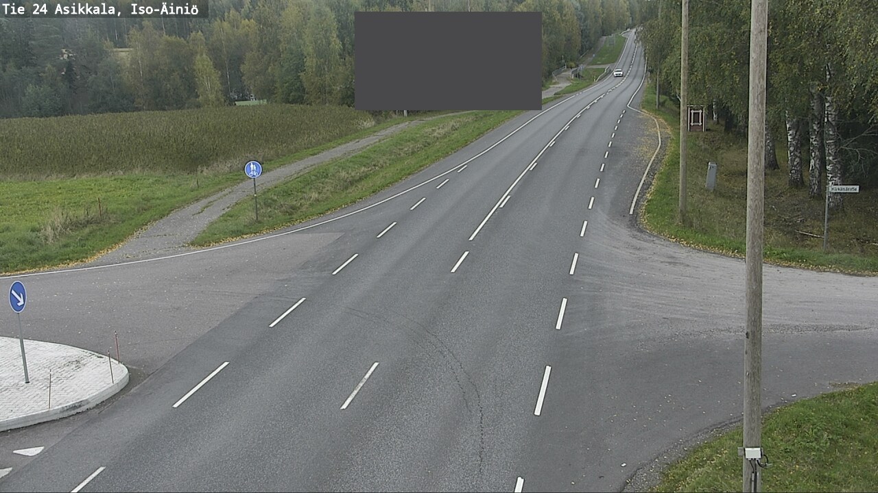 Weather Camera Image Väg 24 Asikkala, Iso-Äiniö, Asikkala, Päijät-Häme