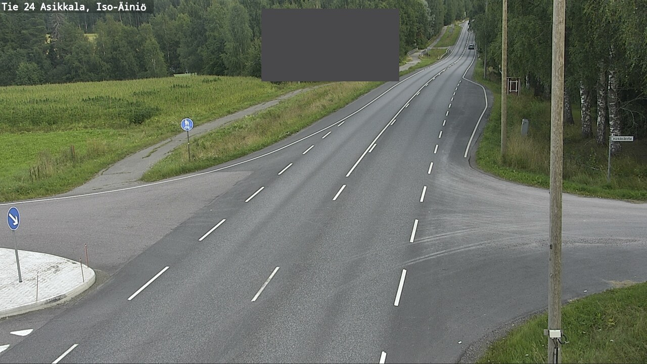 Weather Camera Image Road 24 Asikkala, Iso-Äiniö, Asikkala, Päijät-Häme