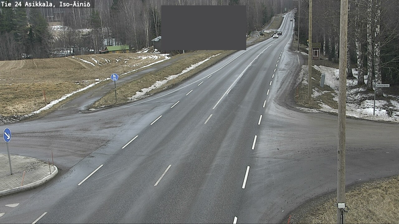 Weather Camera Image Väg 24 Asikkala, Iso-Äiniö, Asikkala, Päijät-Häme