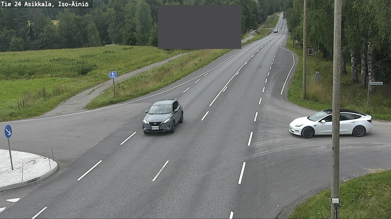 Weather Camera Image Road 24 Asikkala, Iso-Äiniö, Asikkala, Päijät-Häme