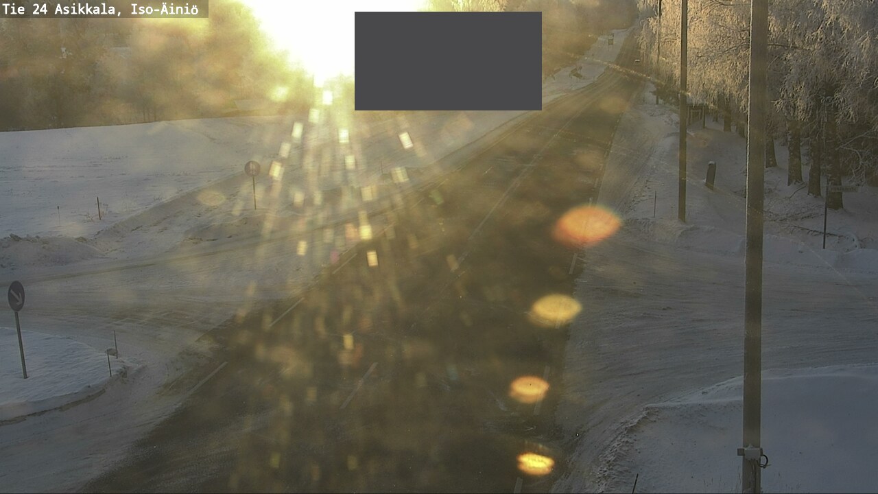 Weather Camera Image Road 24 Asikkala, Iso-Äiniö, Asikkala, Päijät-Häme