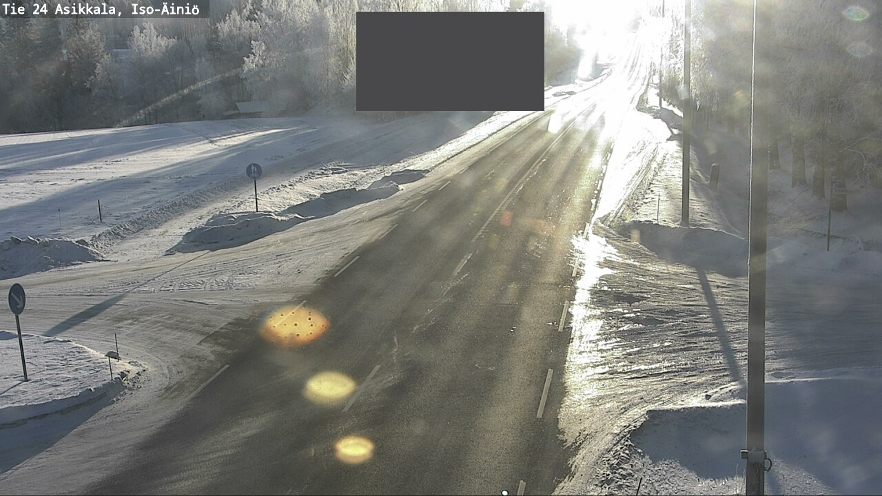 Weather Camera Image Road 24 Asikkala, Iso-Äiniö, Asikkala, Päijät-Häme