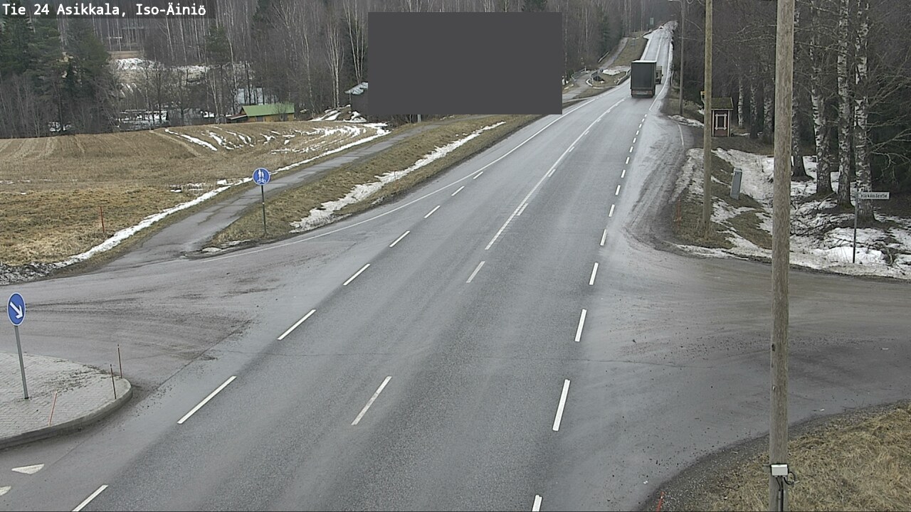 Weather Camera Image Väg 24 Asikkala, Iso-Äiniö, Asikkala, Päijät-Häme