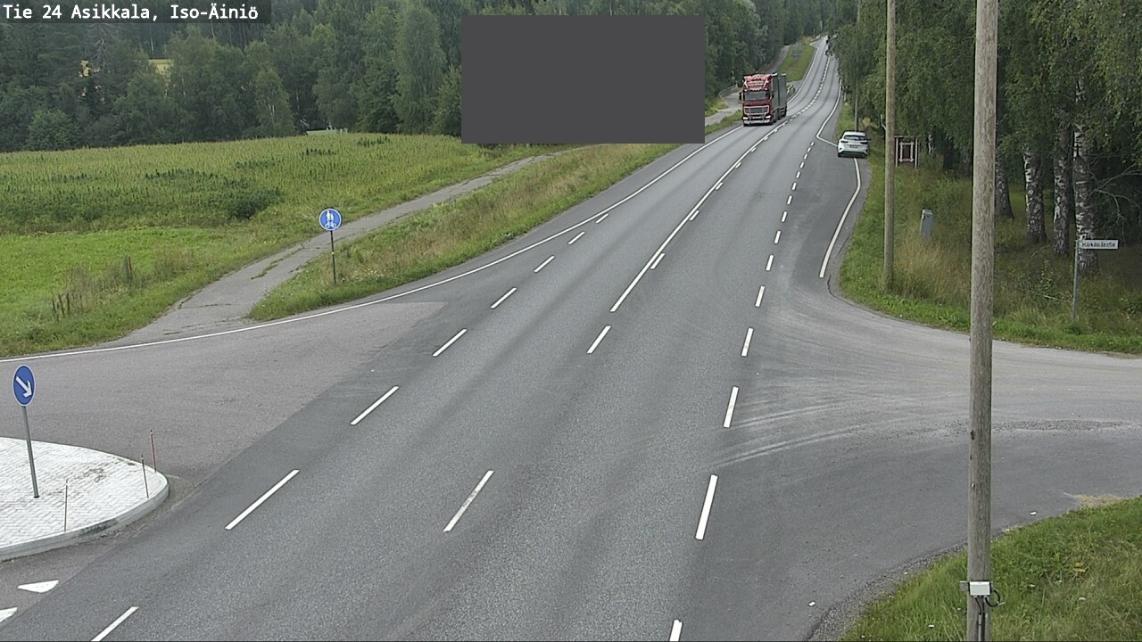 Weather Camera Image Road 24 Asikkala, Iso-Äiniö, Asikkala, Päijät-Häme