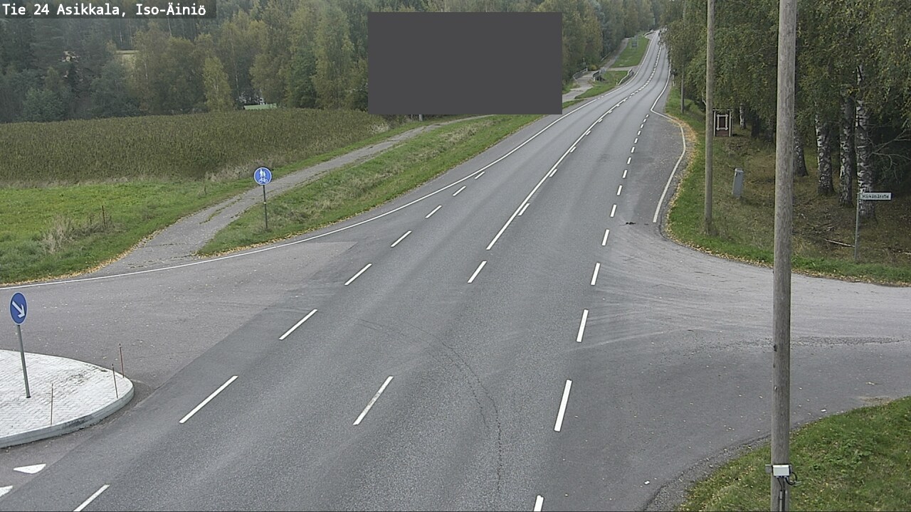 Weather Camera Image Väg 24 Asikkala, Iso-Äiniö, Asikkala, Päijät-Häme