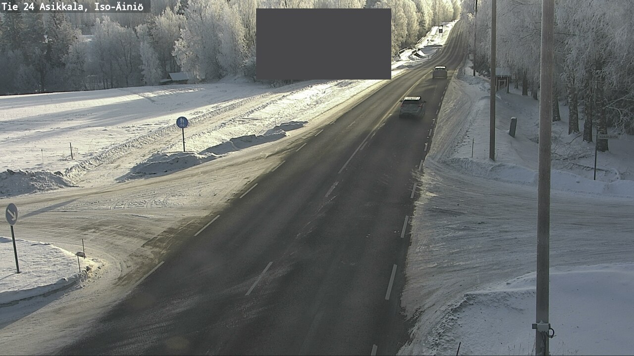 Weather Camera Image Road 24 Asikkala, Iso-Äiniö, Asikkala, Päijät-Häme