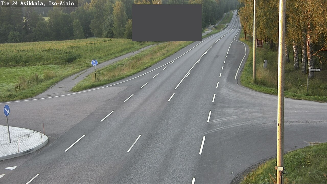 Weather Camera Image Road 24 Asikkala, Iso-Äiniö, Asikkala, Päijät-Häme