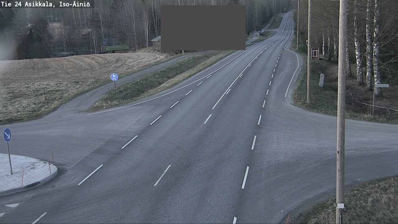 Weather Camera Image Road 24 Asikkala, Iso-Äiniö, Asikkala, Päijät-Häme