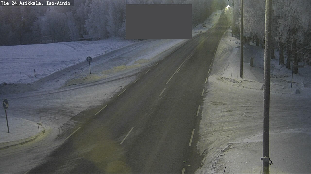 Weather Camera Image Väg 24 Asikkala, Iso-Äiniö, Asikkala, Päijät-Häme