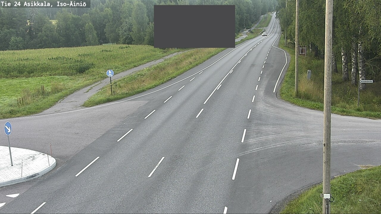 Weather Camera Image Road 24 Asikkala, Iso-Äiniö, Asikkala, Päijät-Häme