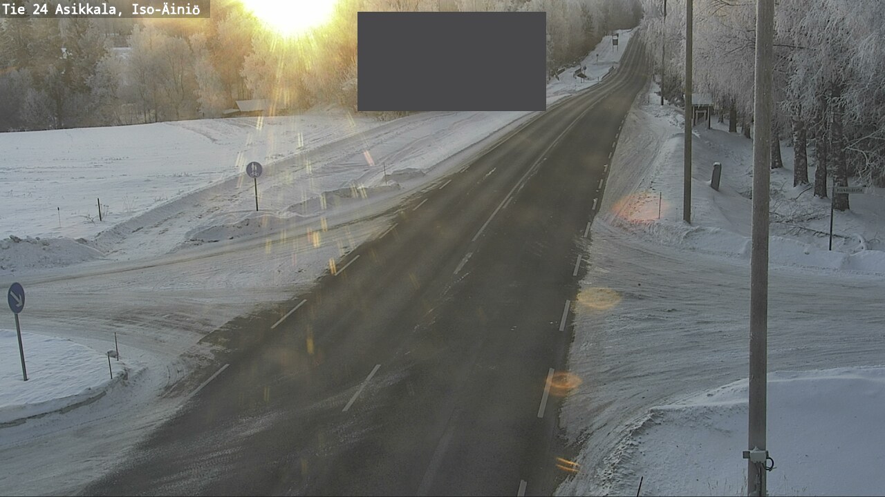 Weather Camera Image Road 24 Asikkala, Iso-Äiniö, Asikkala, Päijät-Häme