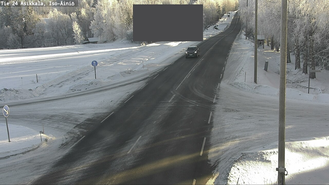 Weather Camera Image Road 24 Asikkala, Iso-Äiniö, Asikkala, Päijät-Häme