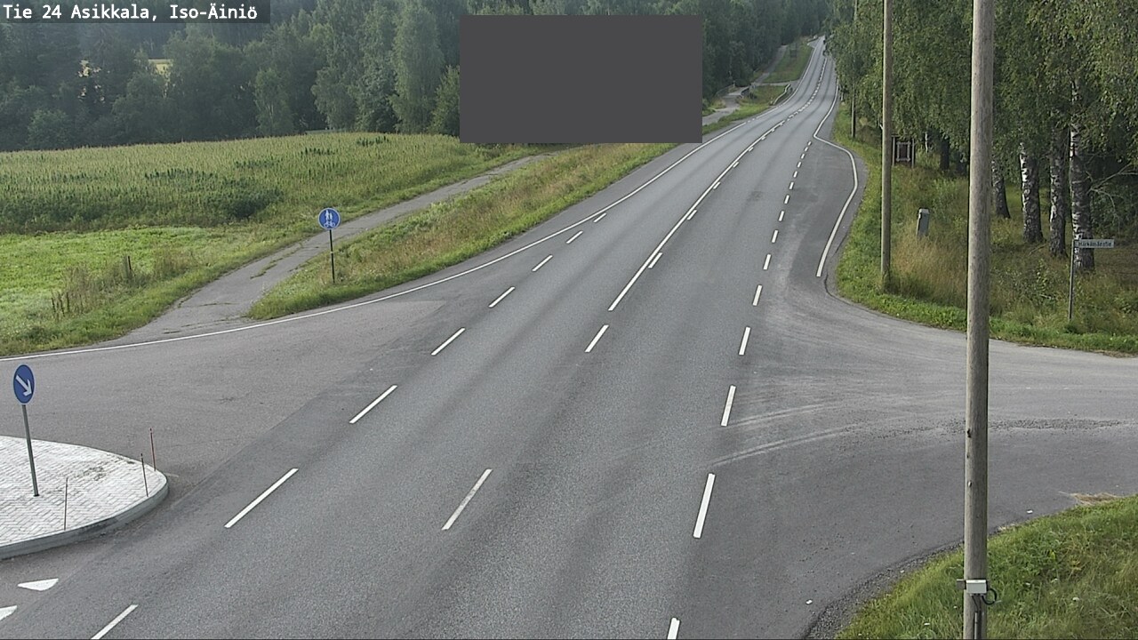 Weather Camera Image Road 24 Asikkala, Iso-Äiniö, Asikkala, Päijät-Häme