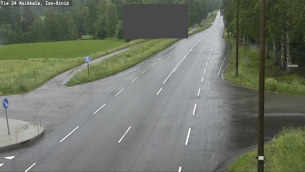 Weather Camera Image Road 24 Asikkala, Iso-Äiniö, Asikkala, Päijät-Häme