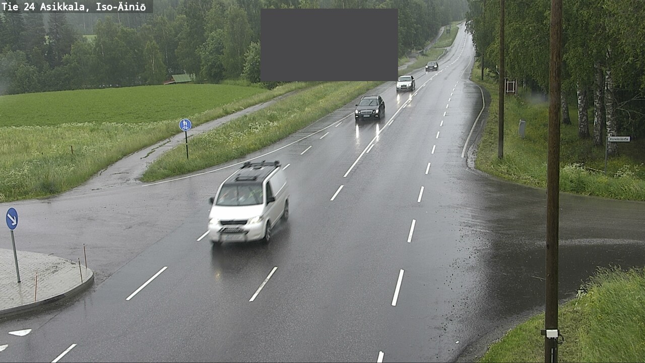 Weather Camera Image Väg 24 Asikkala, Iso-Äiniö, Asikkala, Päijät-Häme