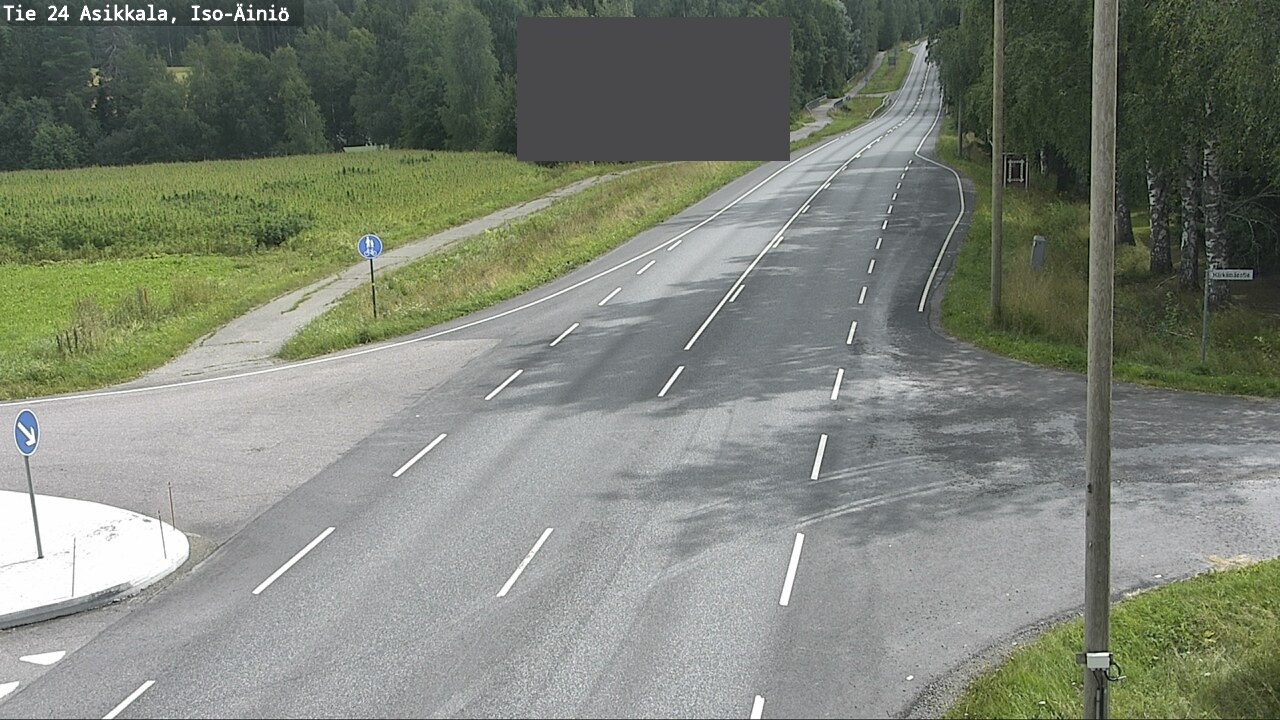 Weather Camera Image Road 24 Asikkala, Iso-Äiniö, Asikkala, Päijät-Häme