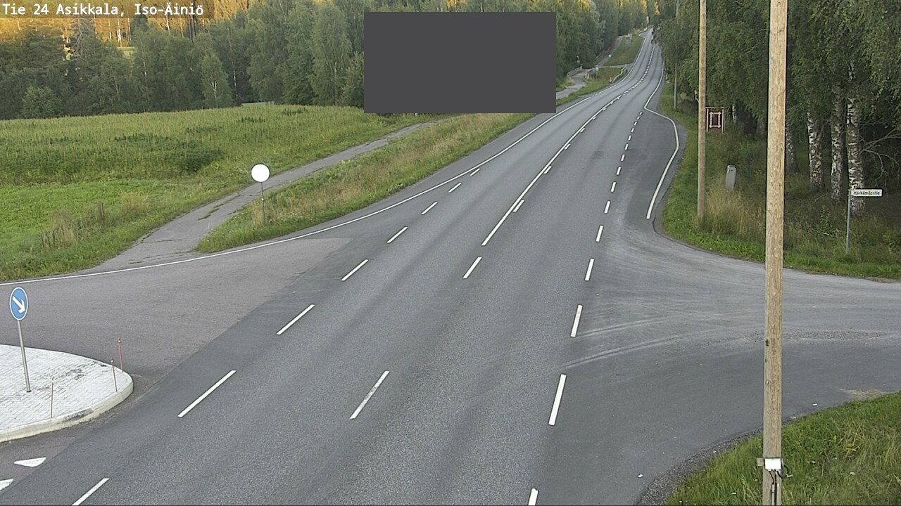Weather Camera Image Road 24 Asikkala, Iso-Äiniö, Asikkala, Päijät-Häme